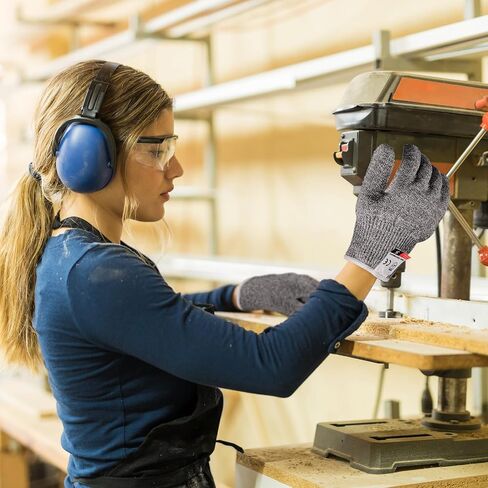 Xuhal 20 Pairs Cut Resistant Gloves Level 5 Protection Cutting Gloves Safety Kitchen Gloves Anti Cut Gloves for Kitchen (L) in Saudi Arabia
