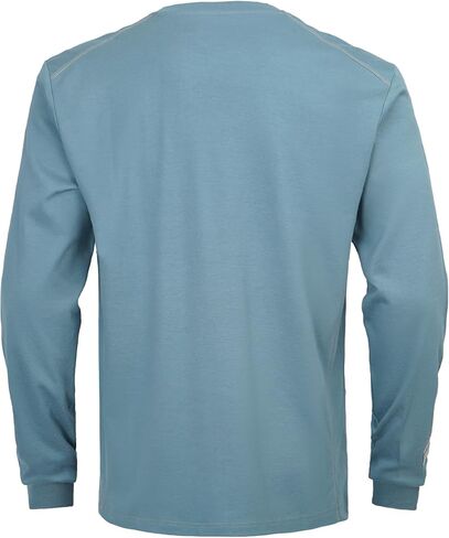 قمصان VANLENS FR للرجال CAT2/HRC2 6.5oz خفيفة الوزن مقاومة للحريق للرجال تي شيرت بأكمام طويلة وفتحة رقبة مستديرة in Saudi Arabia