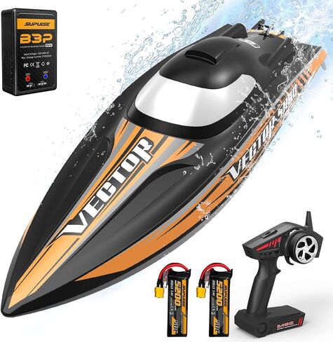 VOLANTEXRC Brushless RC Boat VectorSR80, 45MPH 32.5" High Speed Remote Control Boat, Fast Racing Boat with Self-Righting&Waterproof Design for Lake&River, Gifts for Adults (798-4 RTR), EXA79804 in Saudi Arabia