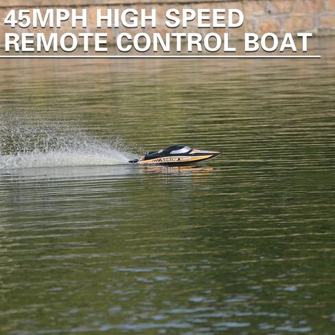 VOLANTEXRC Brushless RC Boat VectorSR80, 45MPH 32.5" High Speed Remote Control Boat, Fast Racing Boat with Self-Righting&Waterproof Design for Lake&River, Gifts for Adults (798-4 RTR), EXA79804 in Saudi Arabia
