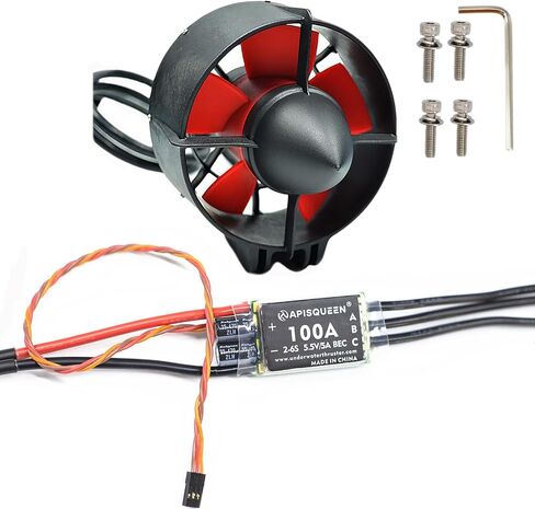 12V 300KV U92 Underwater Thruster,with 100A Bi-Directional,10.7KG/23.6LBS Thrust Waterproof Brushless Motor,for Kayaks,Paddle Boards,Inflatable Boats,ROVs（CW） in Saudi Arabia