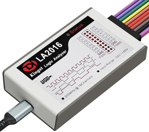 LA5032 USB Logic Analyzer 32 Channels 500M Max Sample Rate 10G Samples MCU/ARM/FPGA Debug Tool English Software，Support Windows(32bit/64bit),MAC OS,Linux,MIPI Analyzer in Saudi Arabia