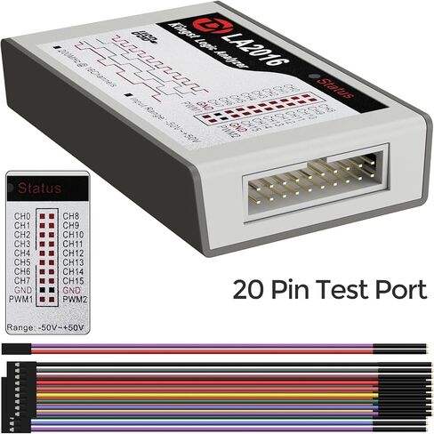 LA5032 USB Logic Analyzer 32 Channels 500M Max Sample Rate 10G Samples MCU/ARM/FPGA Debug Tool English Software，Support Windows(32bit/64bit),MAC OS,Linux,MIPI Analyzer in Saudi Arabia