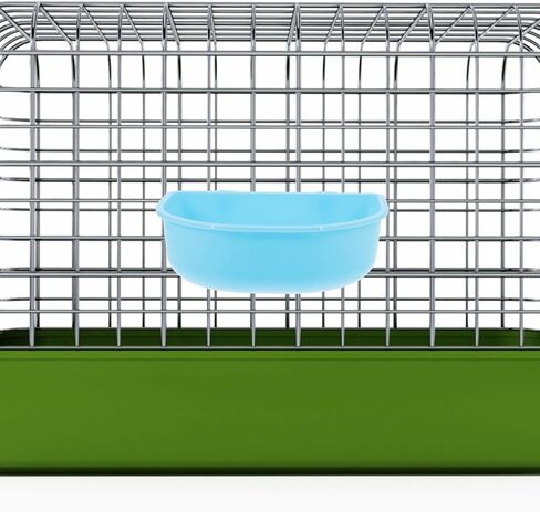 Popetpop Dog Crate Water Bowl - معلق Pet Kennel Cage Food Bowl للاشتراكات السفر ، وأوعية ماء الطعام غير المتساقط للجرو ، والقط ، والأرانب ، وخنازير غينيا in Kuwait