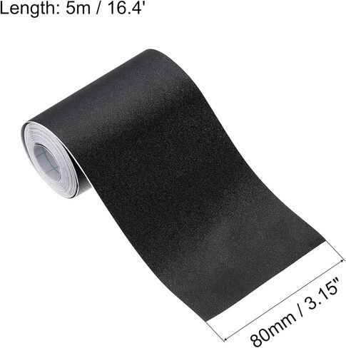 uxcell Waterproof Peel and Stick Decorative Tape Self Adhesive 3.15" W x 16.4'L PVC Removable Tape for Wall Edge Matte White in Kuwait