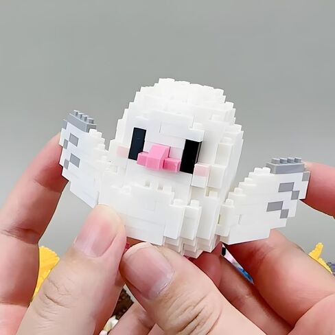 ببغاوات Micro Mini Building Build مجموعات هدية عيد ميلاد للأطفال ، وحيوانات بناء مجموعات طرازات ، طوب ميني بيردز ، ألعاب للأطفال （12 صناديق） in Kuwait