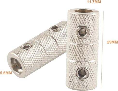 4Gauge Butt Connectors Brass 4GA Wire Splice Car Wire Connection 4AWG Cable Coupler 2PCS with Dual Wall Shrink Tubing in Saudi Arabia
