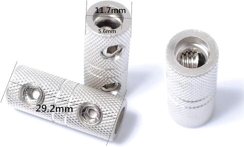 4Gauge Butt Connectors Brass 4GA Wire Splice Car Wire Connection 4AWG Cable Coupler 2PCS with Dual Wall Shrink Tubing in Saudi Arabia