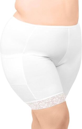 سروال قصير من Undersummers من CarrieRae للنساء من أجل الملابس الداخلية، ملابس داخلية مع جيوب للساق ودانتيل للساق، 9 بوصة in Kuwait