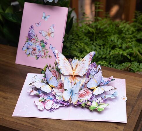 بطاقة معايدة الطاووس الملونة ، بطاقة الإبداع Peacock 3D المنبثقة لـ Brithday ، تهانينا حفل زفاف ، يوم الأم ، شكرًا لك. مناسبة لجميع الجنسين. تضمين علامة إدراج فارغة. in Kuwait