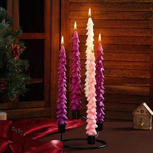 Advent Candle Holder with 15 Pcs Advent Candles Vintage Metal Candle Stick Holders Advent Wreath Ring for Tapper Candles Rustic Advent Wreath Centerpiece Decorations Advent Season Decor in Saudi Arabia