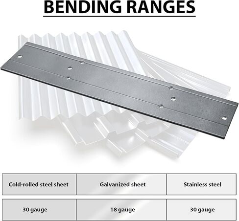 Folding Tool Steel Metal Bending Tool Sheet Metal Bender for HVAC Metal Bending Forming 3/8" and 1" Fold Depths in Ductwork (24 Inch) in Kuwait