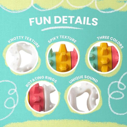 Shake It Off Nylon Bone with Repair Patch – Durable Dog Toy with Chewable Texture and Noisy Shake – Sustainable Design for Hours of Fun in Saudi Arabia