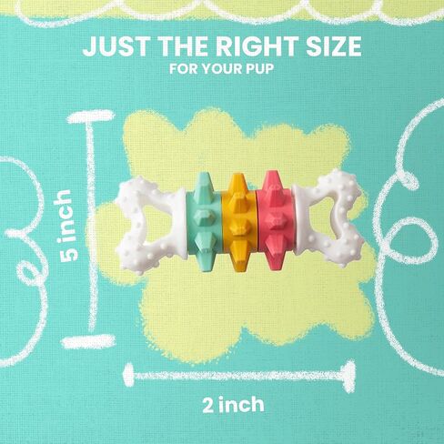 Shake It Off Nylon Bone with Repair Patch – Durable Dog Toy with Chewable Texture and Noisy Shake – Sustainable Design for Hours of Fun in Saudi Arabia