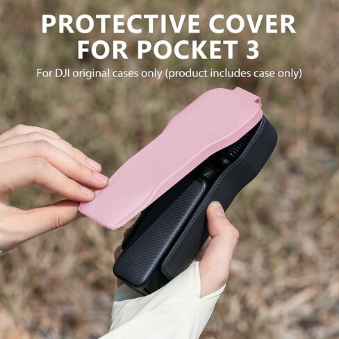 Pocket 3 Cover Case for DJI Osmo Pocket 3 Accessories,3 CPL/ND Filter Storage Slots,Protect Pocket 3 Gimbal from Impacts in Saudi Arabia