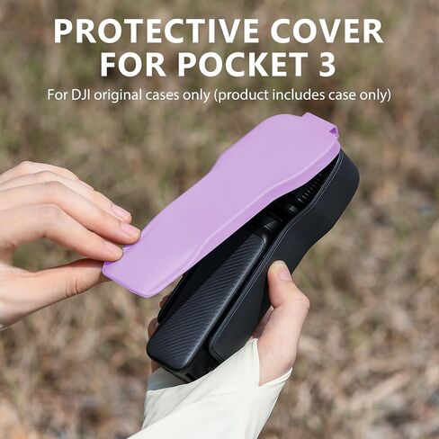 Pocket 3 Cover Case for DJI Osmo Pocket 3 Accessories,3 CPL/ND Filter Storage Slots,Protect Pocket 3 Gimbal from Impacts in Saudi Arabia