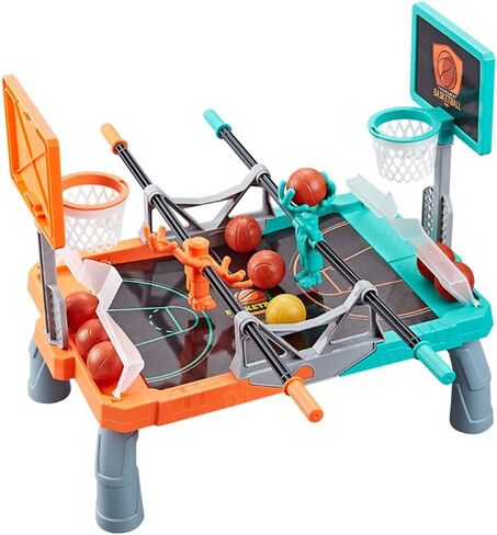 Kids Gaming Foosketball Game Basketball Game, Parent Child Interactive Game Double Fingertip Shooting Table Top Games for Kids in Saudi Arabia