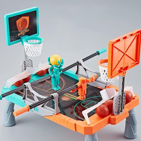 Kids Gaming Foosketball Game Basketball Game, Parent Child Interactive Game Double Fingertip Shooting Table Top Games for Kids in Saudi Arabia