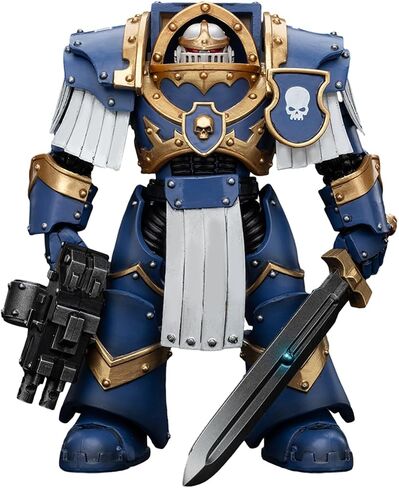 Joytoy 1/18 Action Figure Warhammer 40،000 Ultramarines Apothecary Biologis مجموعة عيد ميلاد هدية in Kuwait