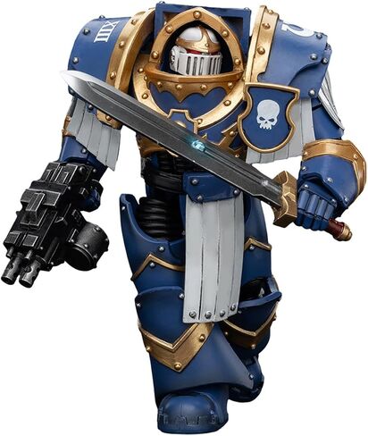 Joytoy 1/18 Action Figure Warhammer 40،000 Ultramarines Apothecary Biologis مجموعة عيد ميلاد هدية in Kuwait