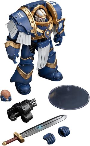 Joytoy 1/18 Action Figure Warhammer 40،000 Ultramarines Apothecary Biologis مجموعة عيد ميلاد هدية in Kuwait