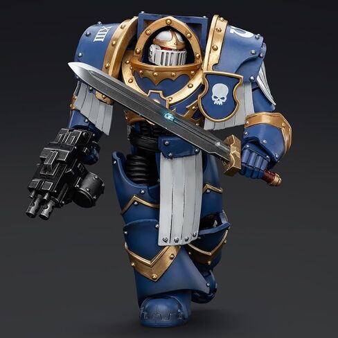 Joytoy 1/18 Action Figure Warhammer 40،000 Ultramarines Apothecary Biologis مجموعة عيد ميلاد هدية in Kuwait