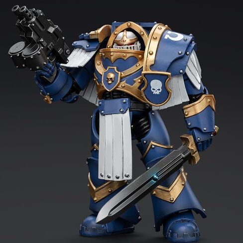 Joytoy 1/18 Action Figure Warhammer 40،000 Ultramarines Apothecary Biologis مجموعة عيد ميلاد هدية in Kuwait