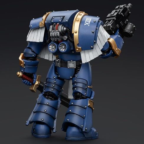 Joytoy 1/18 Action Figure Warhammer 40،000 Ultramarines Apothecary Biologis مجموعة عيد ميلاد هدية in Kuwait