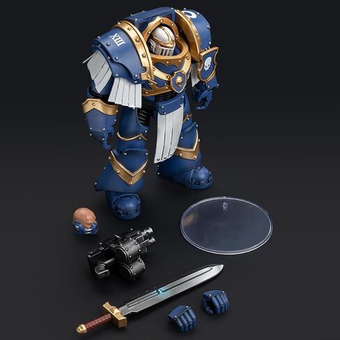 Joytoy 1/18 Action Figure Warhammer 40،000 Ultramarines Apothecary Biologis مجموعة عيد ميلاد هدية in Kuwait