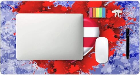 Puerto Rico Flag Square Mouse Pad,Soft Cute Computer Mouse Mat Large Mousepad Mouse Pads Great Gift Idea for Women Men in Saudi Arabia