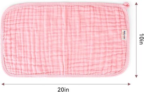 Maliton Muslin Baby Burp Cloths 6 Pack Large 20''x10'' 100% Cotton Burp Rags Absorbent and Soft 6 Layers Muslin Cloth Baby Essentials for Newborn(Animals and Cars, Pack of 6) in Saudi Arabia