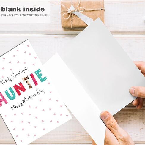Sweet Mother's Day Card for Auntie, Funny Mothers Day Gift from Nephew Niece, Cute Mother's Gift for Aunt, To My Wonderful Auntie Card in Saudi Arabia