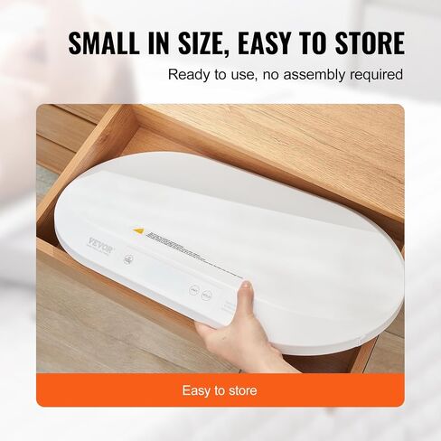 VEVOR Baby Scale, Digital Infant Scale with Measuring Tape, Multi-Function Toddler Scale for Weight and Height Track - with Hold & Tare Function, 5 Units for Babies, Toddlers, Pets, 88LBS Capacity in Saudi Arabia
