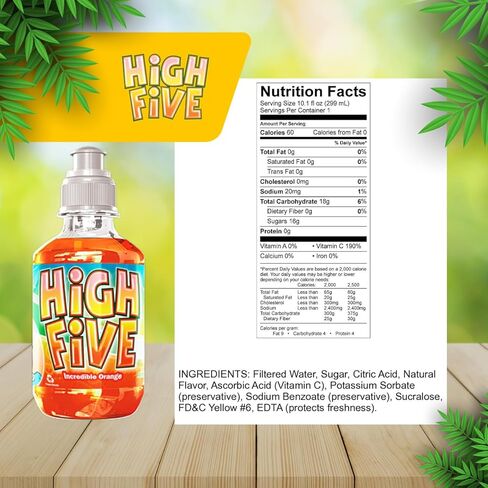 مشروب عصير التفاح المرتفع-10.1 أوقية ، محلاة بشكل طبيعي مع فيتامين C ، ومشروبات عصير الفاكهة منخفضة السعرات الحرارية مع قبعة رياضية مقدمة من التسرب (حزمة 24) in Kuwait