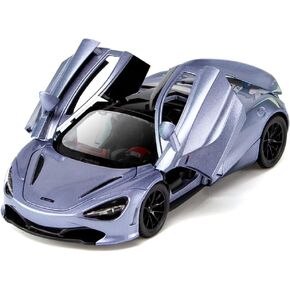لعبة سيارات McLaren 720s موديل الأزرق المقتنيات مركبات الصب الصغيرة مع الصوت والضوء