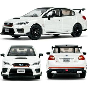 PAUDI MODEL 1/64 Scale Diecast Model Cars WRX STI S208 White