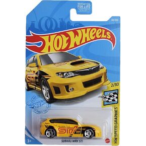 Hot Wheels Subaru WRX STI ، [أصفر] 68/250 رسومات السرعة 2/10