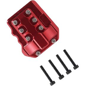 RZXYL 1PC CNC Diff Diff Cover الأمامي والخلفي Universal لـ Traxxas Trx-4 Trx4 1/10 RC Crawler Car (Red) in Saudi Arabia