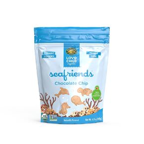 Love Child Organics Sea Friends Chocolate Chip Cookies, 4.9 oz
