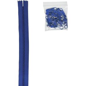 By Annie 16 Extra Large 4 Yd. Of 16Mm #4.5 Zipper Chain, Cobalt Blue