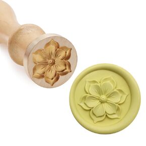 3D WAX SEAL SEAL SEAL SELL قابلة للإزالة النحاس الشمع ختم ختم الختم الكلاسيكي زهرة الختم ختم ختم ختم الختم الشمع الختم دعوة بطاقة زفاف الختم ختم الختم