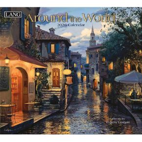 لانج ، في جميع أنحاء العالم 2026 تقويم الجدار من قبل Evgeny Lushpin