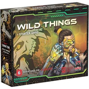 Monster Fight Club Cyberpunk Red Combat Zone Miniatures: Wild Things Starter Gang
