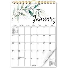 Aesthetic 2024-2025 Wall Calendar - Runs From Now to June 2025, The Perfect Boho Academic Hanging Calendar, Thick Paper, Perfect for Monthly Organizing & Planning, 10"×14.5"