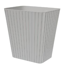 DAJITRE Plastic Small Trash Can, 3.5 Gallon Rectangular Wastebasket for Bathrooms, Laundry Room, Kitchens, Offices, Kids Rooms, Dorms (1, Black)