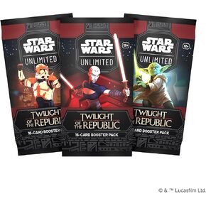 Star Wars: Unlimited TCG Twilight of The Republic Booster Pack - Fast-Paced Trading Card Game for Kids and Adults, Ages 12+, 2+ Players, 20 Minute Playtime, Made by Fantasy Flight Games