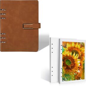Lightwish Cold Press sketchbook+Cold Press 300GSM/140LB ، 2 Pack ، Total 40 sheet