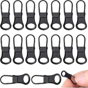 Customylife 16pcs سحاب قابلة للفصل استبدال السحرة ، شامل السوستة المعدنية السوداء السحاب ، سحاب صغير سحاب موسع سلك لسترة جينز تنورة الأحذية حقيبة ظهر على ظهر حقيبة ظهر