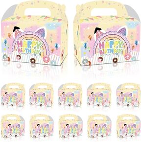 Jyryifei Cartoon Dollhouse Party Decorations ، 12 pcs anime cut cat theme theme birthday party home for boys and girls kids kids party supplies