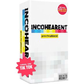 Incohearent Adult Party Game Edition 2, The Party Card Game Where You Compete to Guess The Gibberish, for Ages 17+